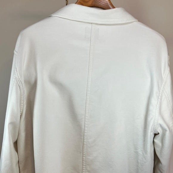 J.Crew Cream Button-Up Shirt Jacket - Picture 3 of 9